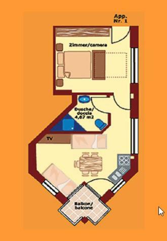 Apartments Haus Martin Нова-Леванте Экстерьер фото